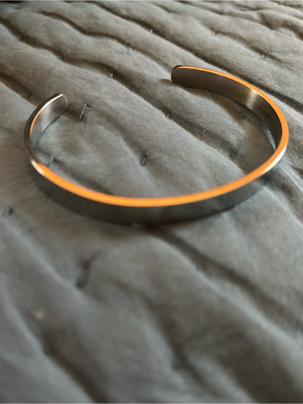 Minimalist Open Bangle Bracelet in Silver
